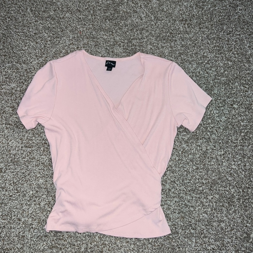 Girls Art Class wraparound shirt and wide leg pants